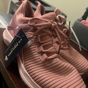 Brand New U.S. Polo Assn Pink Sneaker size 7